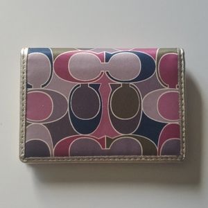 Coach Logo Card Holder/Wallet